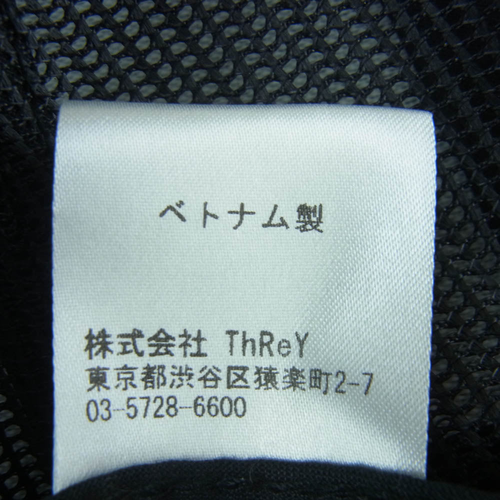 パラダイス Awesome メッシュ キャップ 帽子 コットン ナイロン ベトナム製 ブラック系【中古】