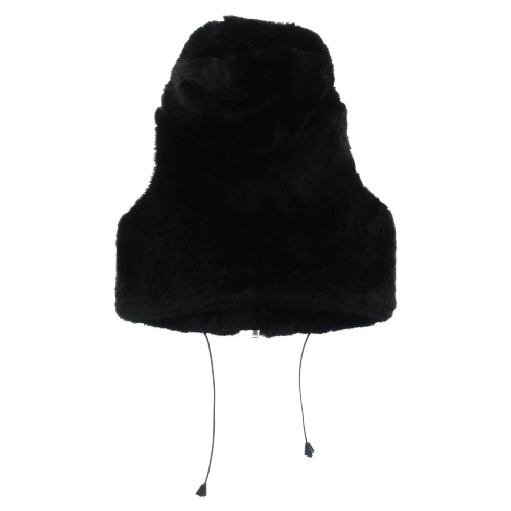 DSQUARED2 ディースクエアード 18AW S75FB0078 フェイクファー ベスト ブラック系 36【中古】