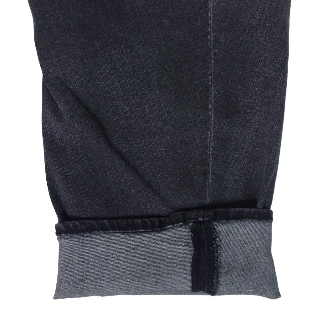 Levi's リーバイス LEJ570 PREMIUM ENGINEERED JEANS バギー テーパード エンジニアド ブラックデニム パンツ ブラック系 32【中古】