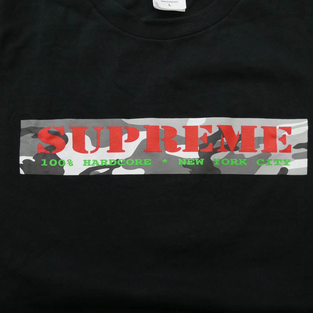 Supreme シュプリーム 25SS Hardcore Tee ハードコア Tシャツ 半袖 カットソー ブラック系 L【中古】