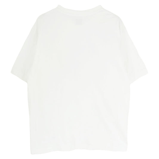 HUMAN MADE ヒューマンメイド 25SS DAILY S/S T-SHIRT ハート ロゴ プリント デイリー 半袖 カットソー Tシャツ ホワイト系 XL【中古】