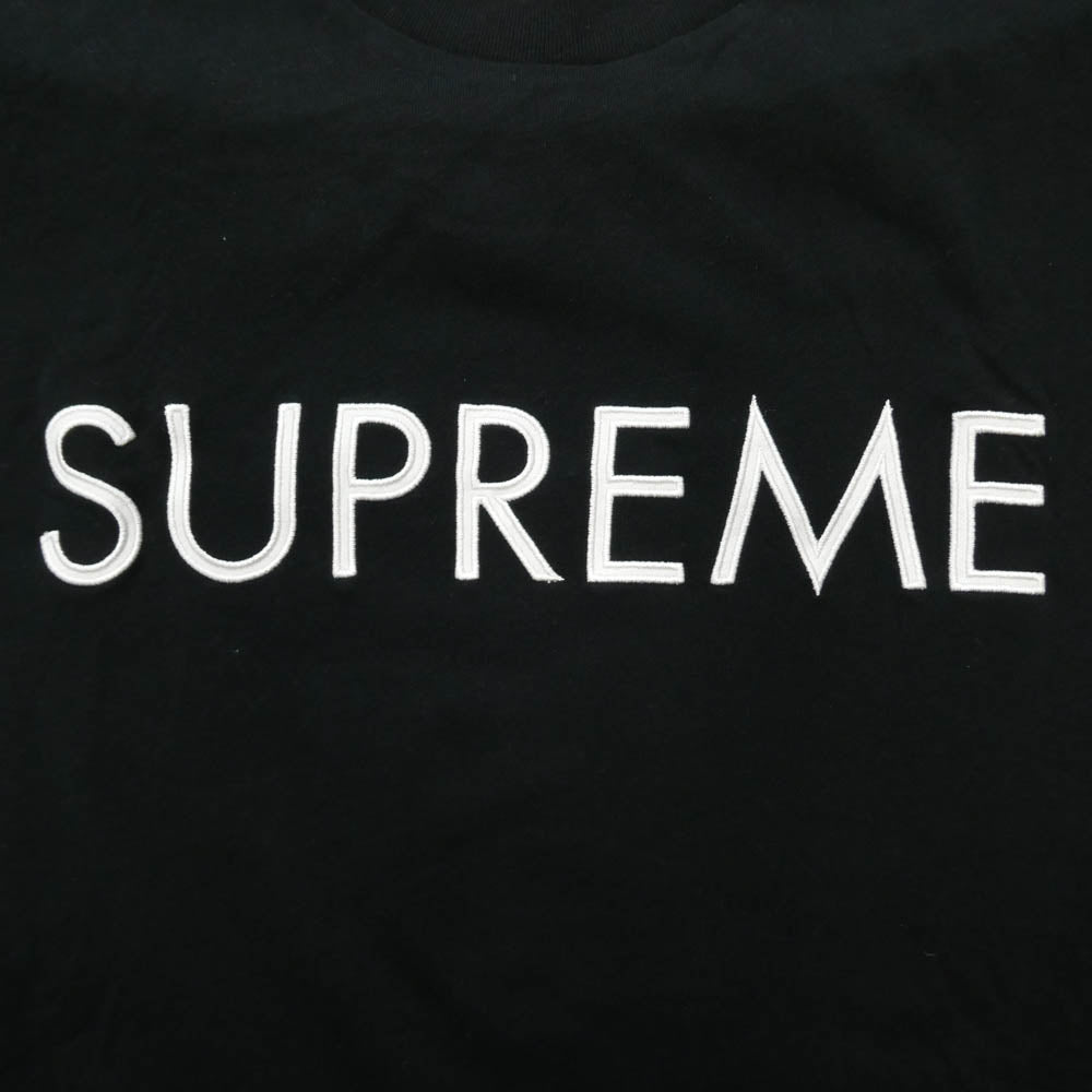 Supreme シュプリーム 25SS Capital S/S Top キャピタル ショートスリーブ トップ Tシャツ 半袖 カットソー ブラック系 L【中古】