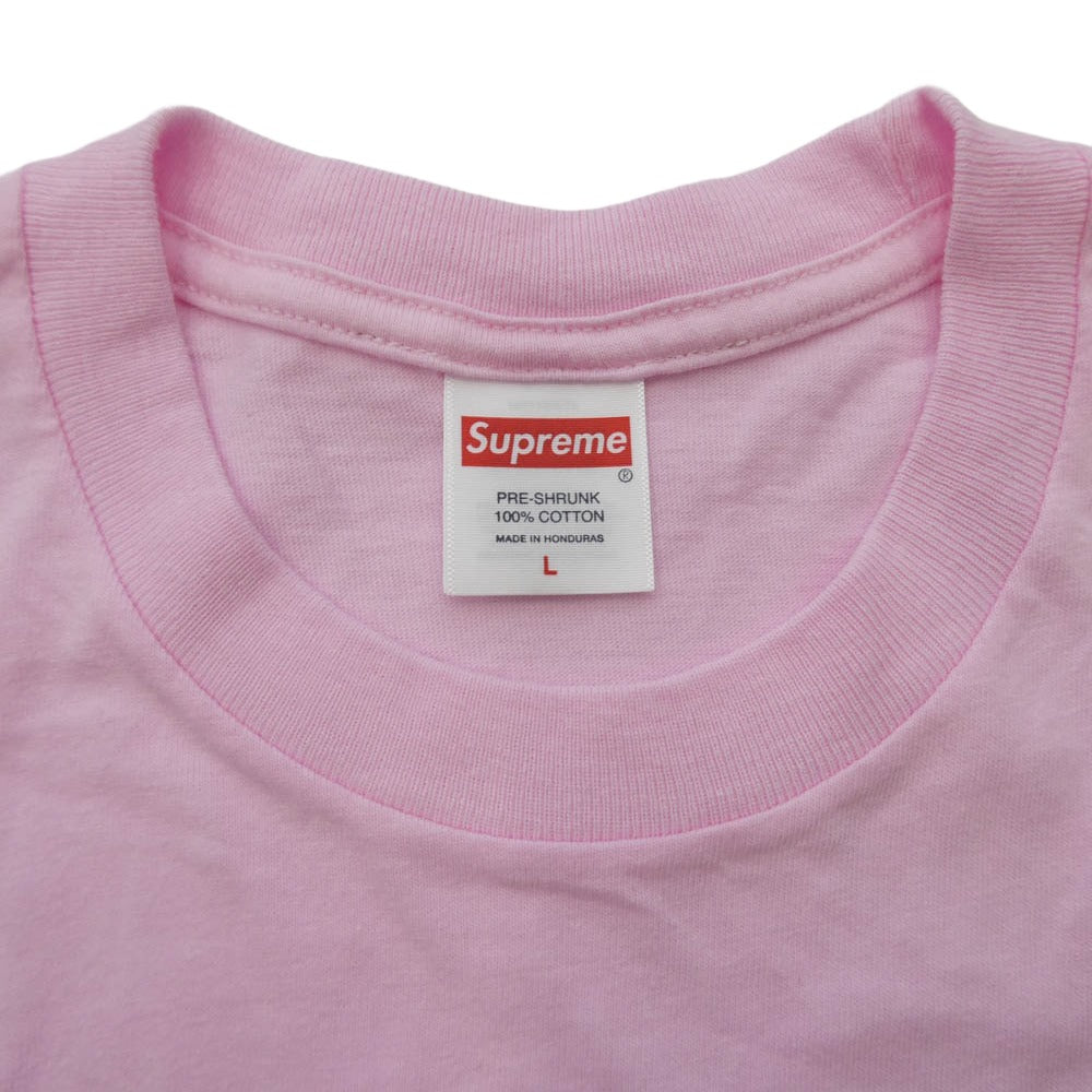Supreme シュプリーム 25SS Western Beef ウエスタン ビーフ クルーネック Tシャツ 半袖カットソー ピンク系 L【中古】