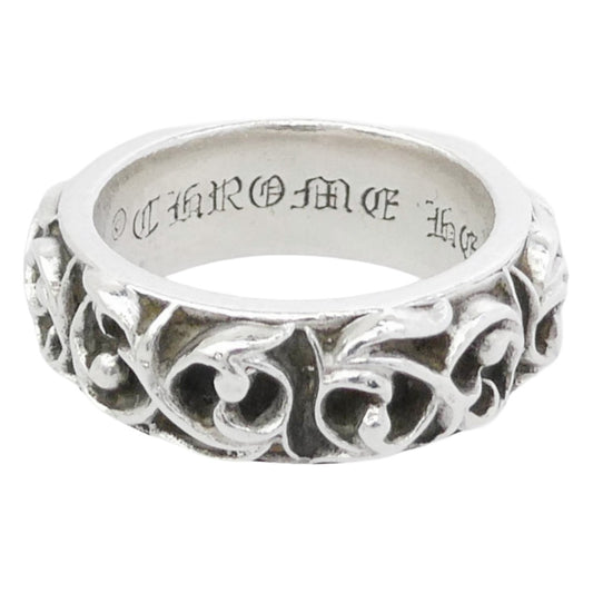 CHROME HEARTS クロムハーツ（原本無） ETRNITY VINE BAND エタニティヴァインバンド リング シルバー系 約19号【中古】