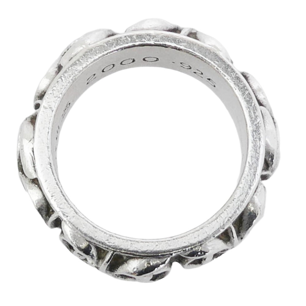 CHROME HEARTS クロムハーツ（原本無） ETRNITY VINE BAND エタニティヴァインバンド リング シルバー系 約19号【中古】