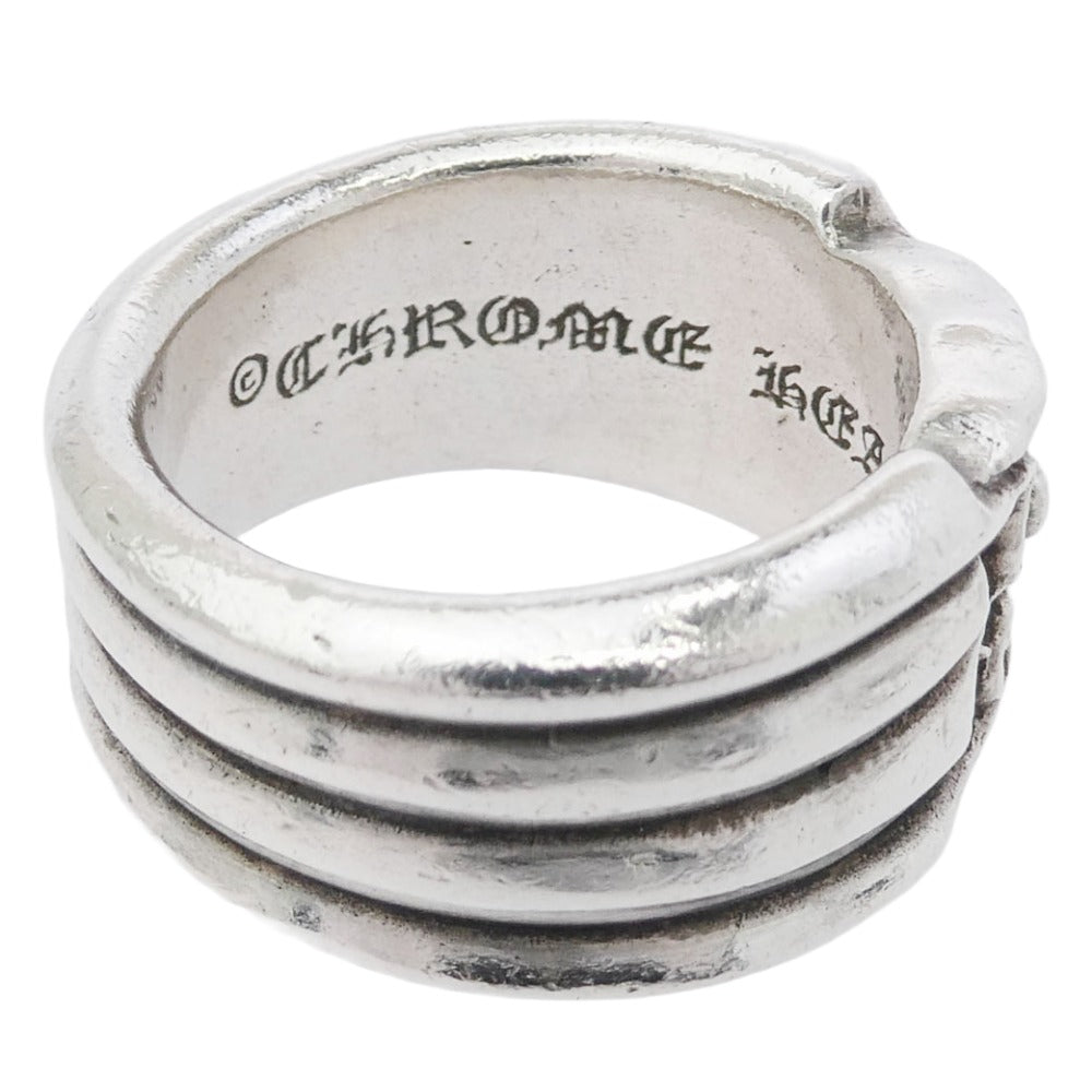 CHROME HEARTS クロムハーツ（原本無） SPIDER BAND スパイダーバンド リング シルバー系 18号【中古】