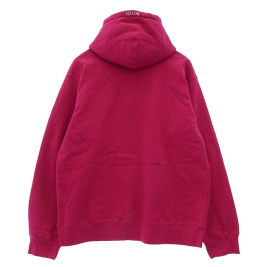 Supreme シュプリーム 20SS Franklin Hooded Sweatshirt フランクリン フーデッド スウェットシャツ パーカー フーディー ピンク系 XL【中古】