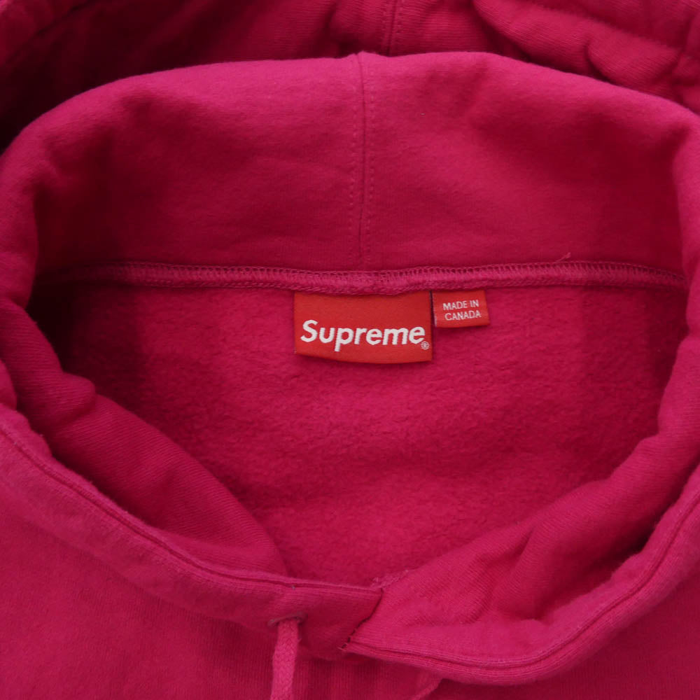 Supreme シュプリーム 20SS Franklin Hooded Sweatshirt フランクリン フーデッド スウェットシャツ パーカー フーディー ピンク系 XL【中古】