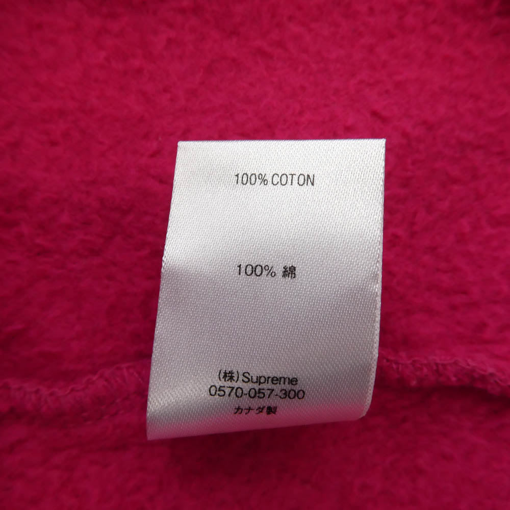 Supreme シュプリーム 20SS Franklin Hooded Sweatshirt フランクリン フーデッド スウェットシャツ パーカー フーディー ピンク系 XL【中古】