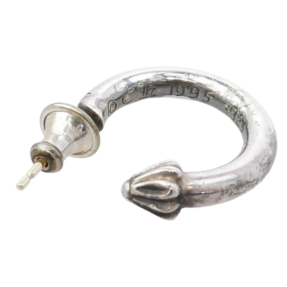 CHROME HEARTS クロムハーツ（原本無） HOOP PLAIN プレーン フープ ピアス シルバー系【中古】