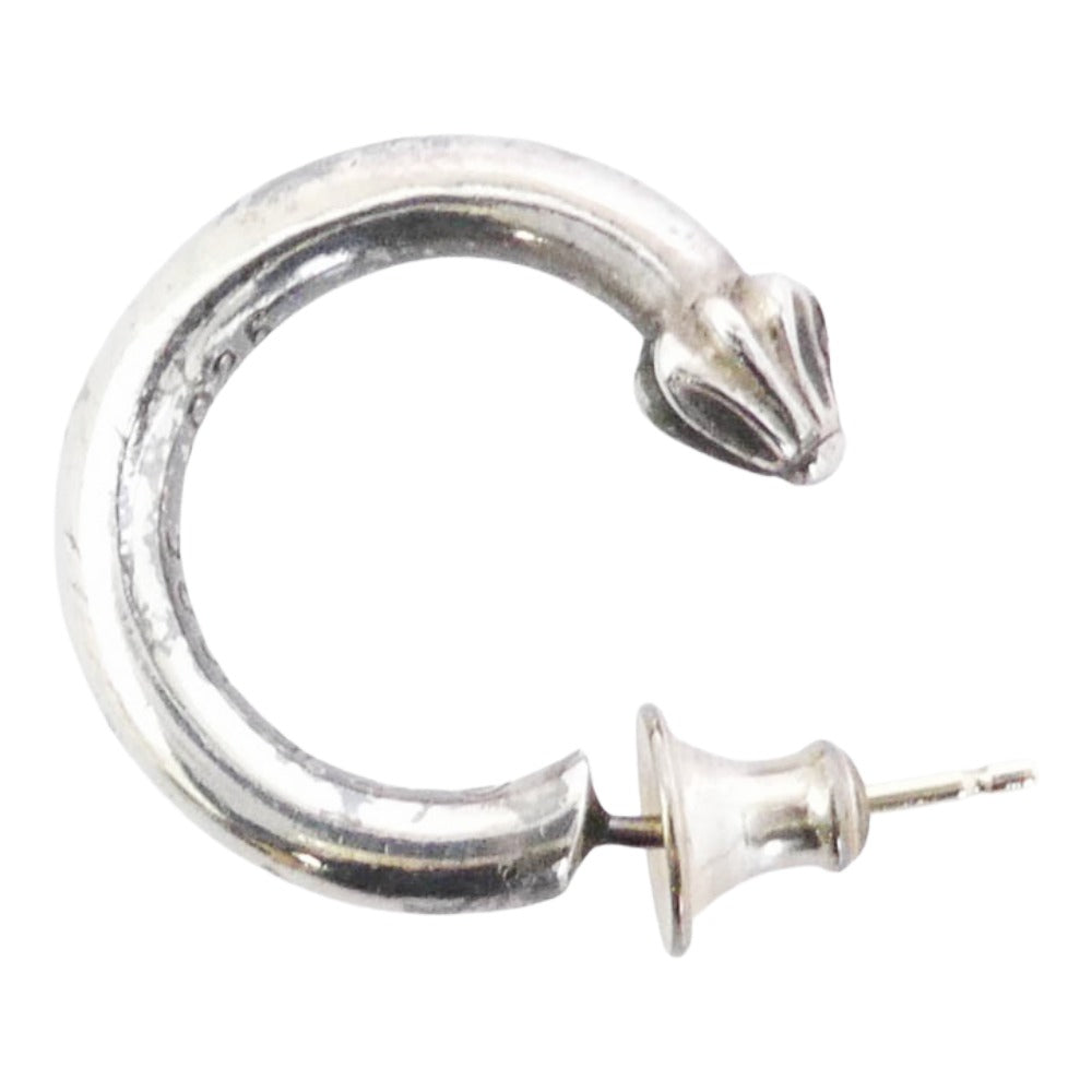 CHROME HEARTS クロムハーツ（原本無） HOOP PLAIN プレーン フープ ピアス シルバー系【中古】