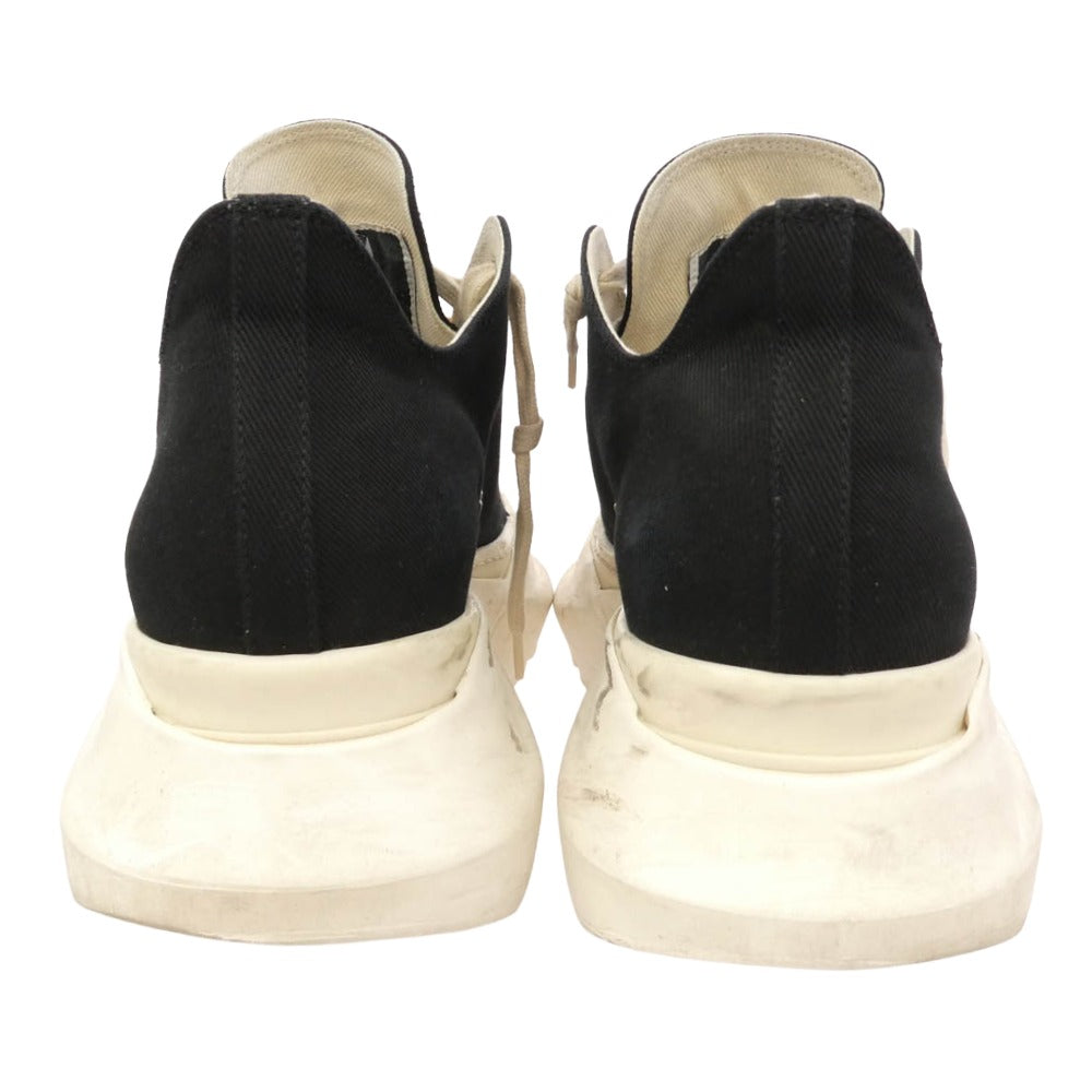 Rick Owens リックオウエンス DU02B4842 DRKSHDW ABSTRACT LOW SNEAK ダークシャドウ アブストラクト ローカット スニーカー ブラック系 43【中古】