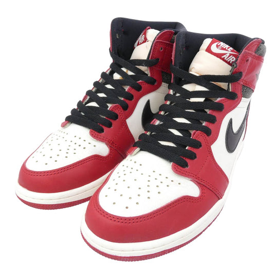 NIKE AIR JORDAN ナイキ ジョーダン DZ5485-612 Air Jordan 1 High OG Lost & Found Chicago AJ1 エアジョーダン ハイ スニーカー ホワイト系 レッド系【中古】