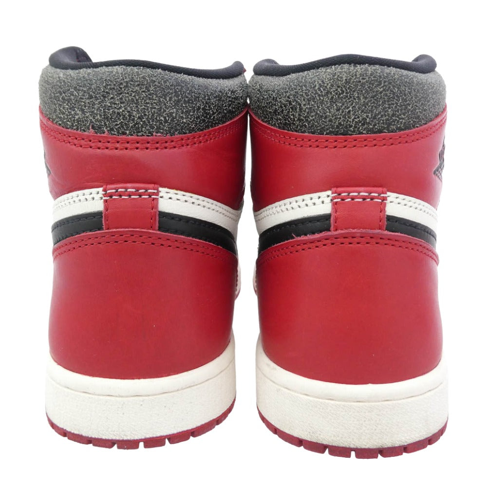 NIKE AIR JORDAN ナイキ ジョーダン DZ5485-612 Air Jordan 1 High OG Lost & Found Chicago AJ1 エアジョーダン ハイ スニーカー ホワイト系 レッド系【中古】