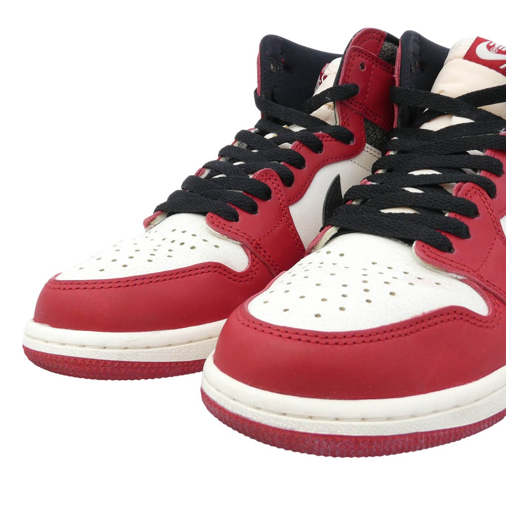 NIKE AIR JORDAN ナイキ ジョーダン DZ5485-612 Air Jordan 1 High OG Lost & Found Chicago AJ1 エアジョーダン ハイ スニーカー ホワイト系 レッド系【中古】