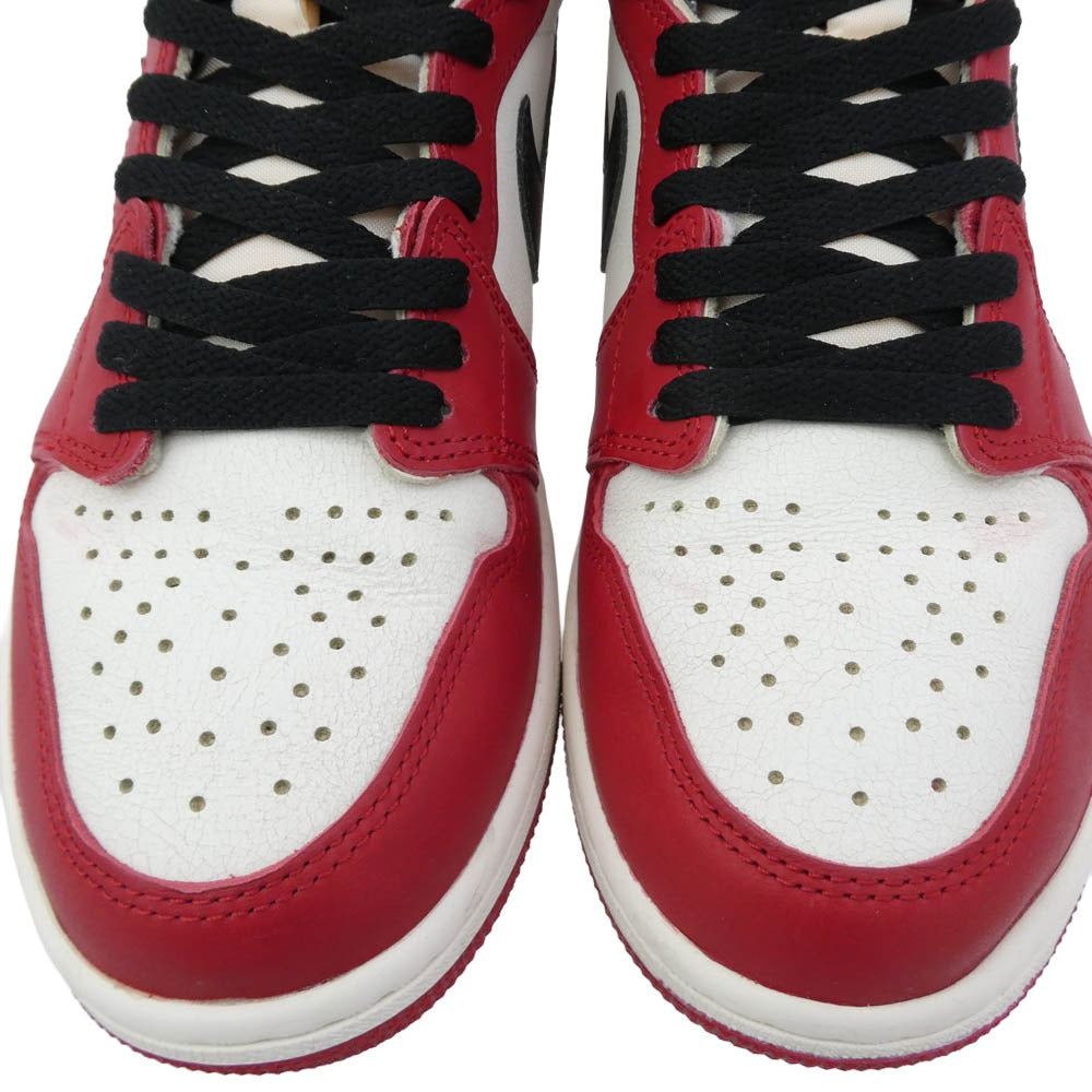 NIKE AIR JORDAN ナイキ ジョーダン DZ5485-612 Air Jordan 1 High OG Lost & Found Chicago AJ1 エアジョーダン ハイ スニーカー ホワイト系 レッド系【中古】