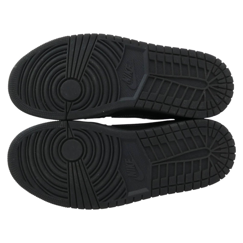 NIKE AIR JORDAN ナイキ ジョーダン DM7866-001 × Travis Scott Air Jordan 1 Low OG SP Black Phantom AJ1 トラヴィススコット エアジョーダン ロー スニーカー　FB鑑定済 ブラック系 25.5cm【中古】