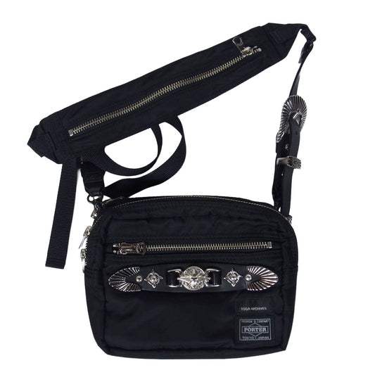 PORTER ポーター 23SS Shoulder Hand Bag ショルダー ハンド バッグ ブラック系【中古】