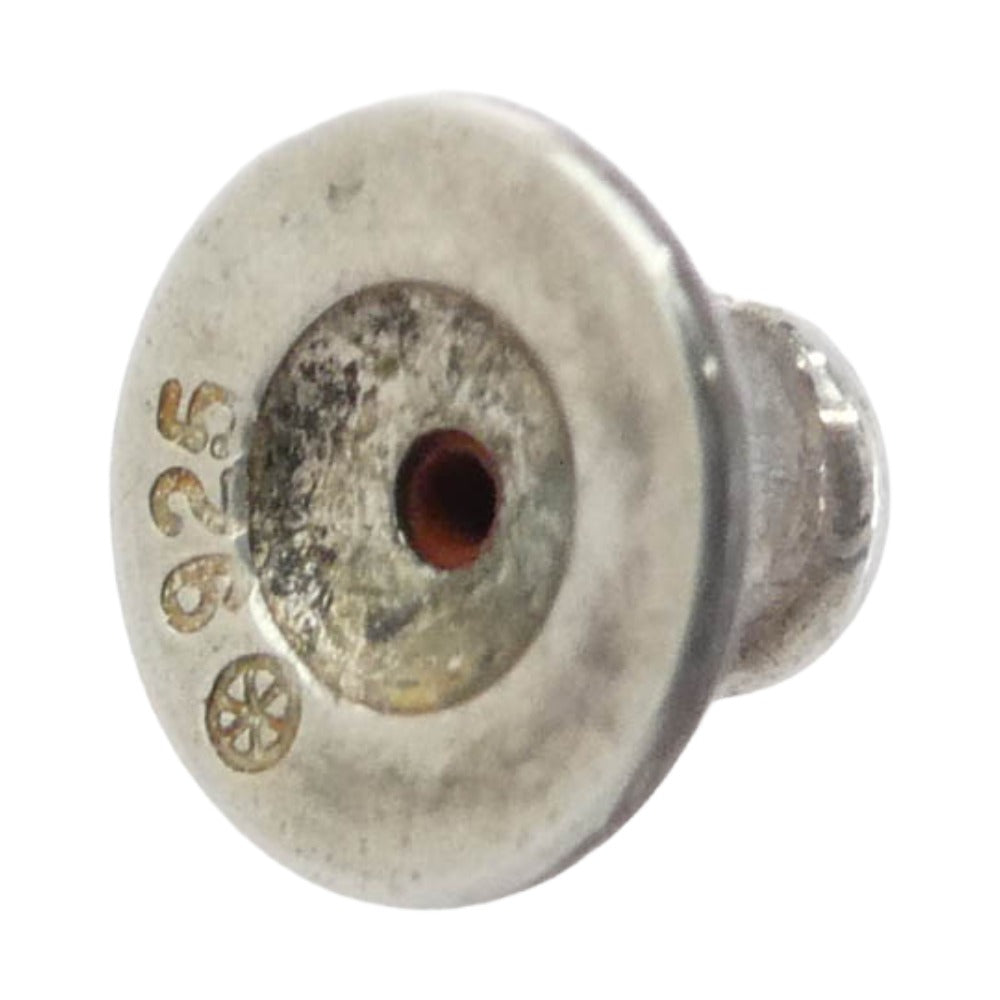 CHROME HEARTS クロムハーツ（原本無） TNY E CH PLS タイニーECHプラスドロップ アフターエメラルド ピアス シルバー系 グリーン系【中古】