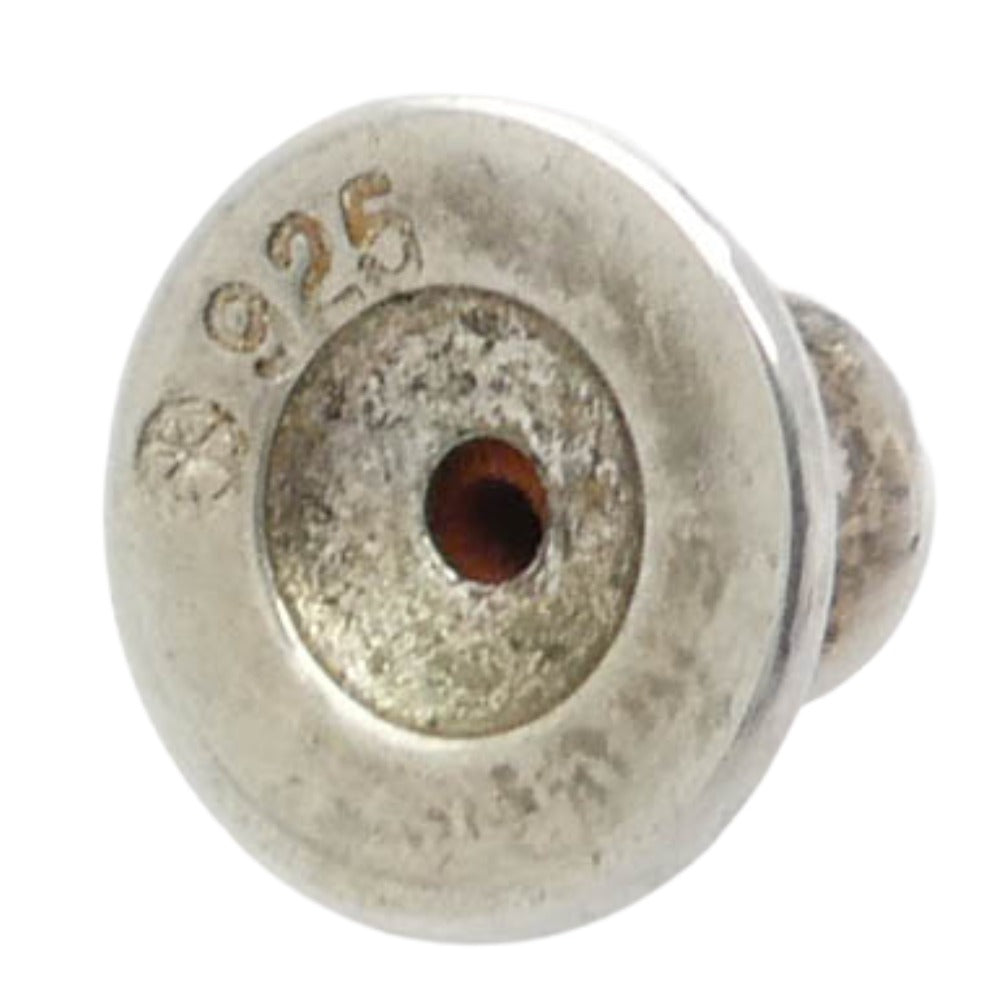 CHROME HEARTS クロムハーツ（原本無） TNY E CH PLS タイニーECHプラスドロップ アフターエメラルド ピアス シルバー系 グリーン系【中古】