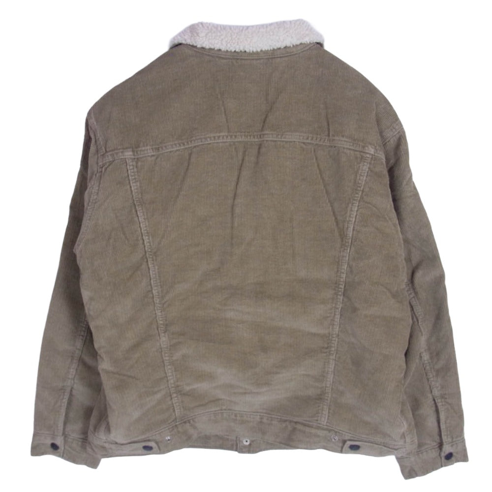 Levi's リーバイス 101618 RELAXED リラックスド 内ボア コーデュロイ ジャケット ベージュ系 M【中古】
