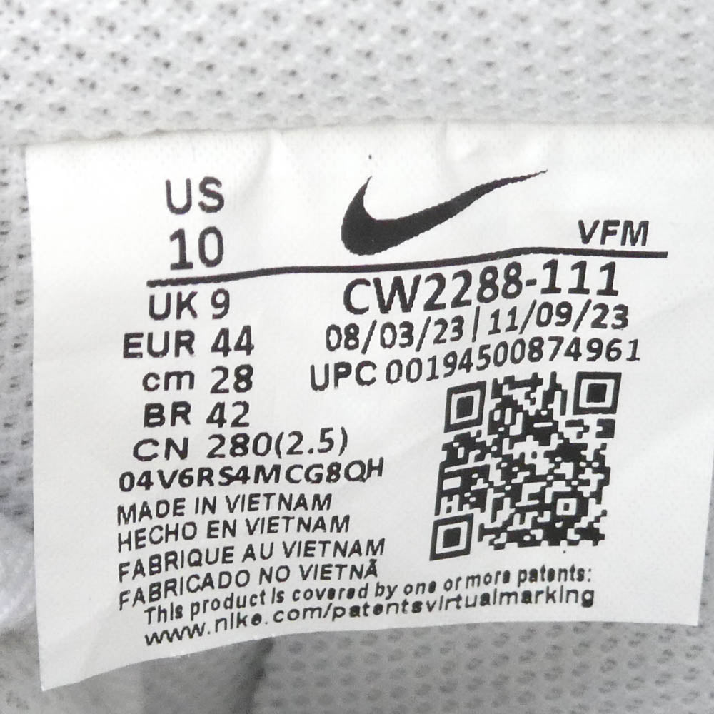 NIKE ナイキ CW2288-111 AIR FORCE 1 '07 エアフォース ワン ローカット スニーカー ホワイト系【中古】