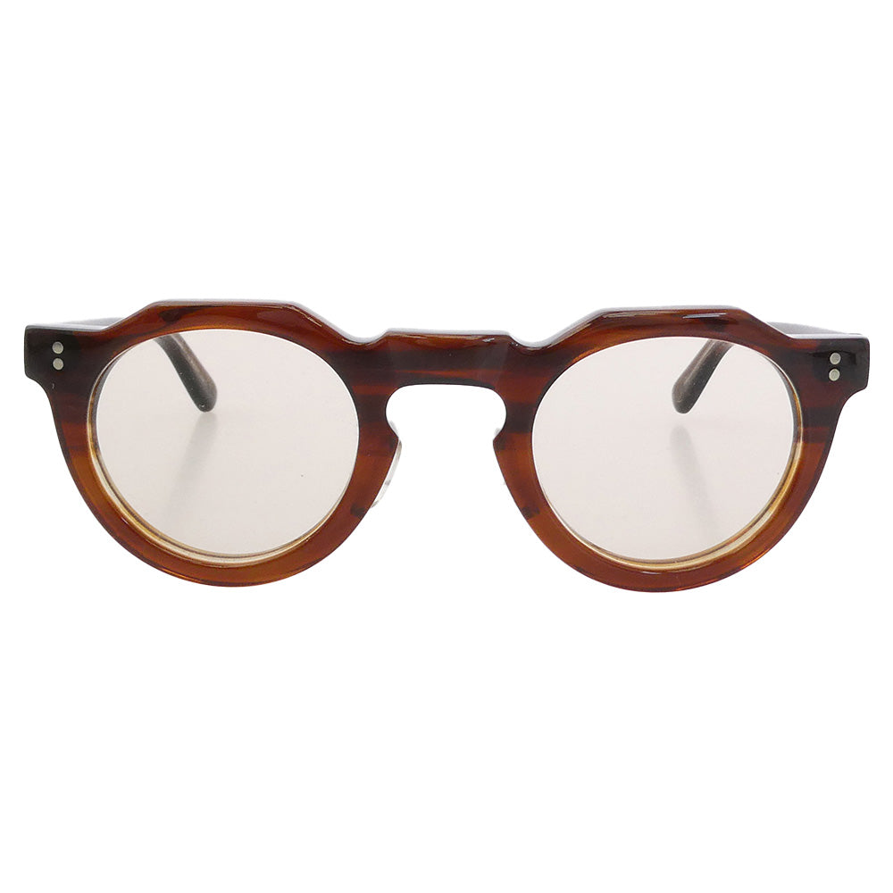 レスカ COL.83 PICA ピカ ブラウンレンズ 色入りレンズ ボストン サングラス アイウェア 眼鏡 ブラウン系 44-26【中古】