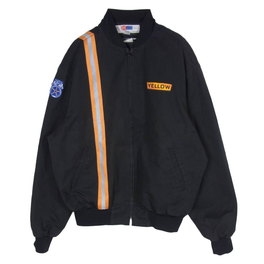 ジーアンドケー 90s Vintage ィンテージ リフレクター チーム ジャケット 着脱可能 キルティング ライナー ワーク ジャケット ブラック系 XL【中古】