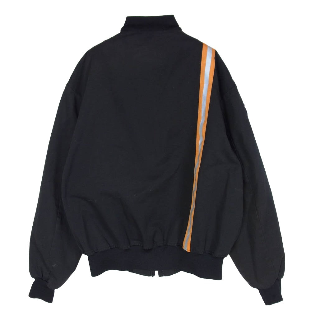 ジーアンドケー 90s Vintage ィンテージ リフレクター チーム ジャケット 着脱可能 キルティング ライナー ワーク ジャケット ブラック系 XL【中古】