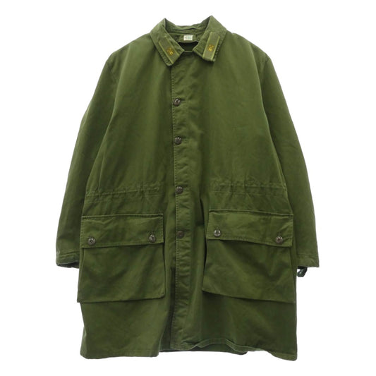 ミリタリー 60s 70s M-59 C54 スウェーデン軍 スリークラウン刺繍 フィールドコート グリーン系【中古】