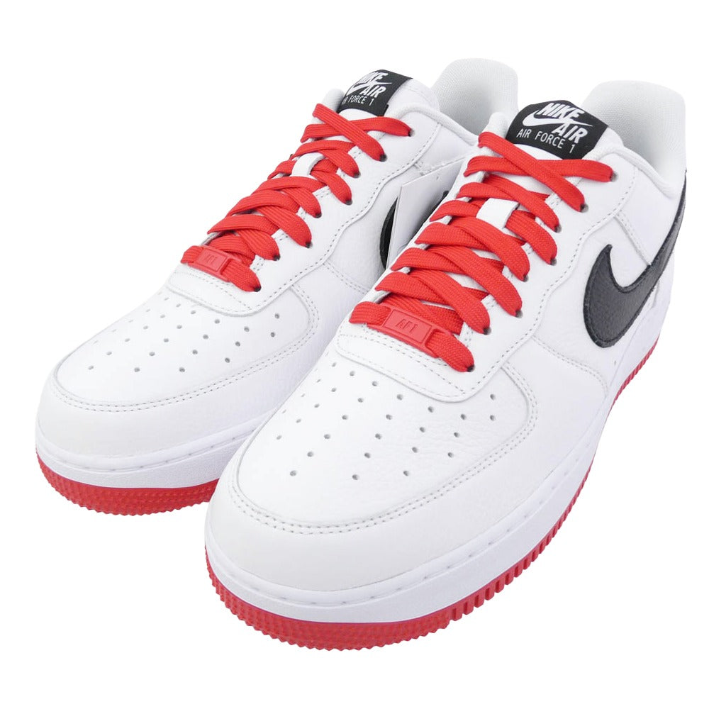 NIKE ナイキ HF0659-900 NIKE BY YOU AIR FORCE 1 LOW AF1 エアフォースワン ロー スニーカー ホワイト系 レッド系 27cm【極上美品】【中古】
