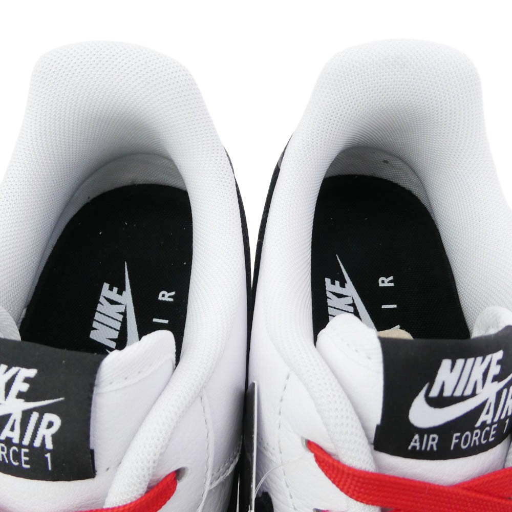NIKE ナイキ HF0659-900 NIKE BY YOU AIR FORCE 1 LOW AF1 エアフォースワン ロー スニーカー ホワイト系 レッド系 27cm【極上美品】【中古】