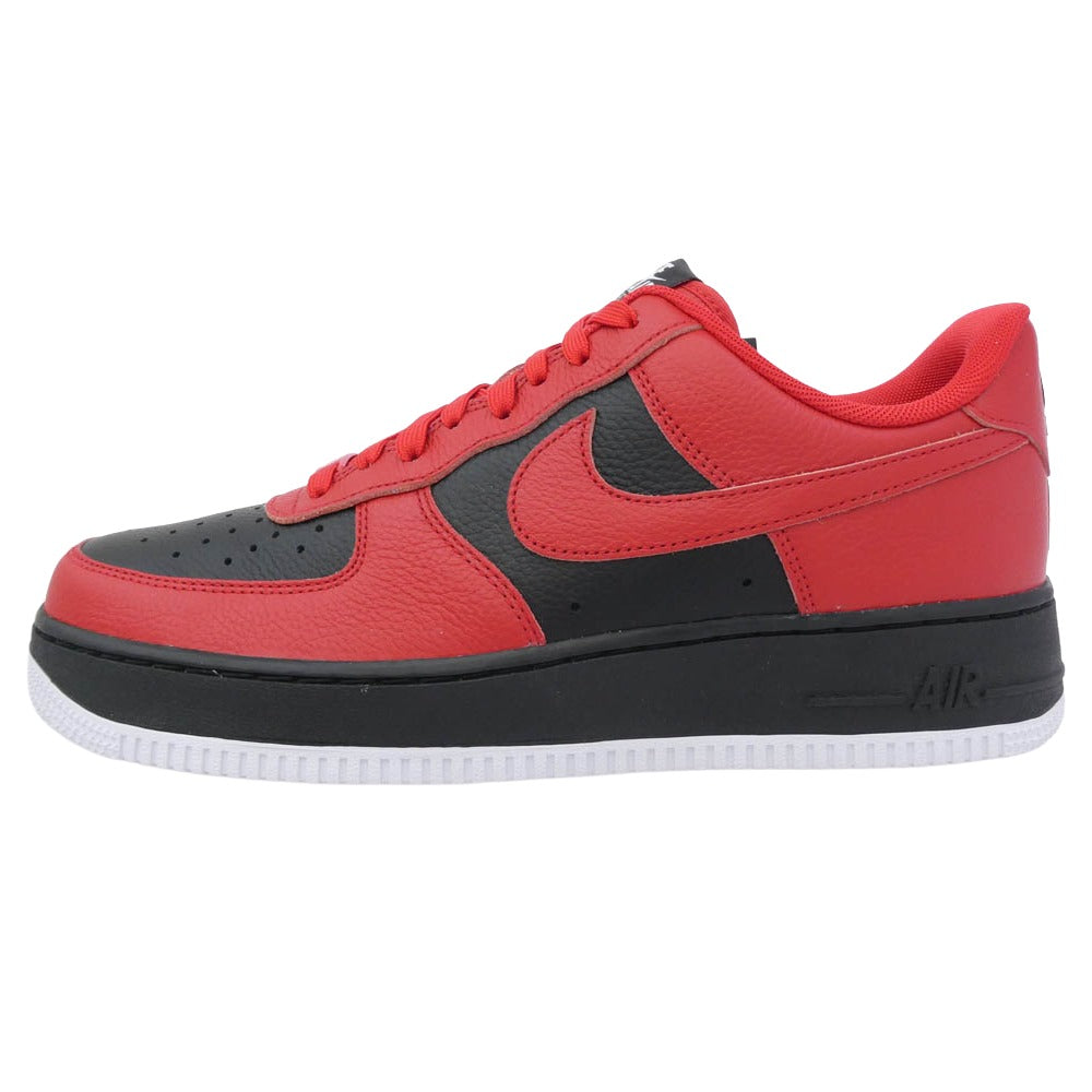 NIKE ナイキ HF0659-900 NIKE BY YOU AIR FORCE 1 LOW AF1 エアフォースワン ロー スニーカー レッド系 ブラック系 27cm【極上美品】【中古】