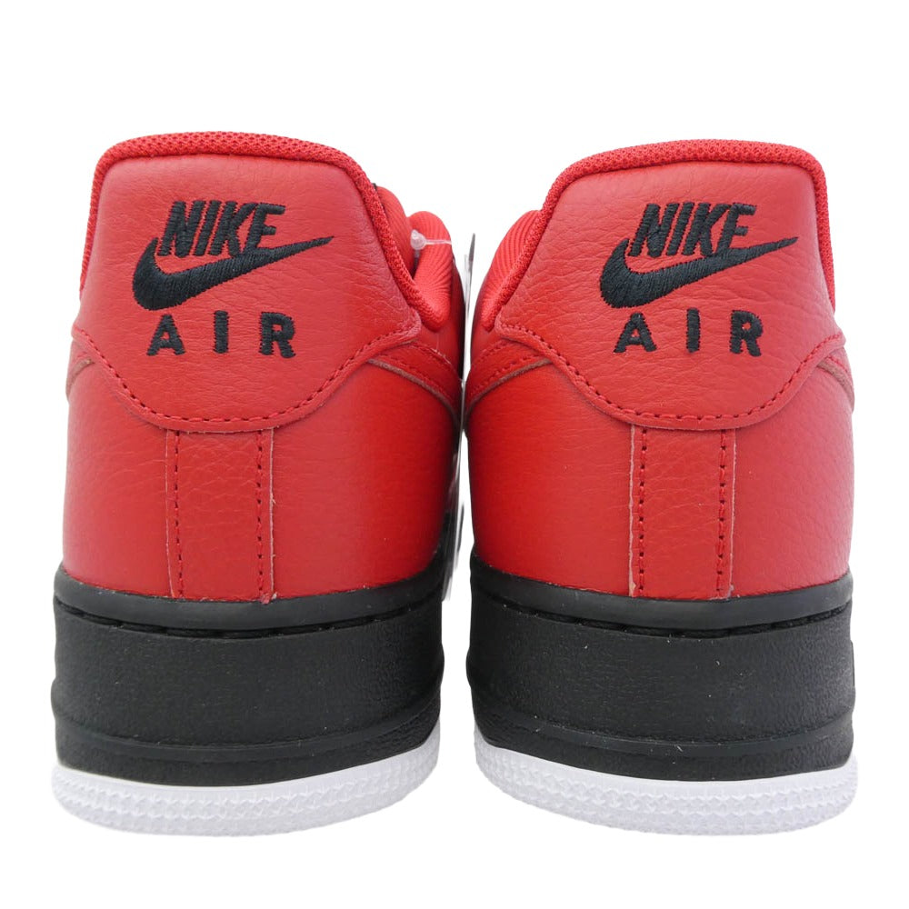 NIKE ナイキ HF0659-900 NIKE BY YOU AIR FORCE 1 LOW AF1 エアフォースワン ロー スニーカー レッド系 ブラック系 27cm【極上美品】【中古】