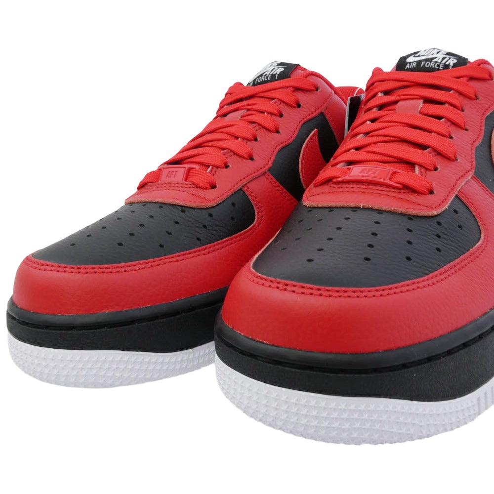 NIKE ナイキ HF0659-900 NIKE BY YOU AIR FORCE 1 LOW AF1 エアフォースワン ロー スニーカー レッド系 ブラック系 27cm【極上美品】【中古】