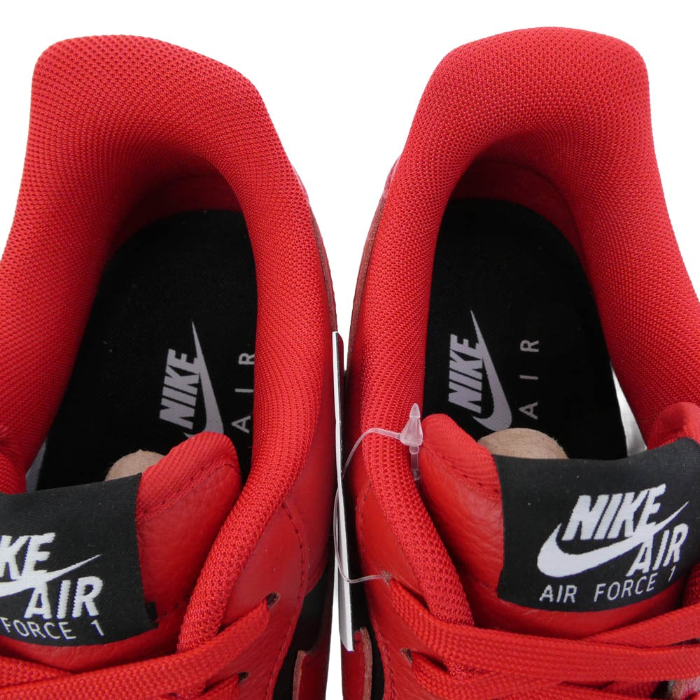 NIKE ナイキ HF0659-900 NIKE BY YOU AIR FORCE 1 LOW AF1 エアフォースワン ロー スニーカー レッド系 ブラック系 27cm【極上美品】【中古】
