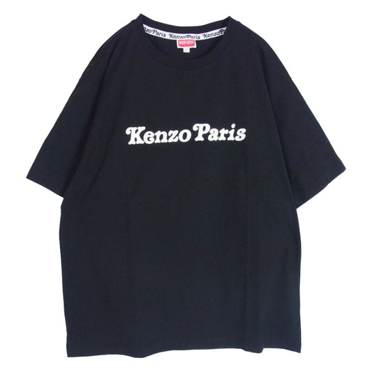 KENZO ケンゾー FF58TS4814SG VERDY MARKET ロゴプリント 半袖 Tシャツ カットソー ブラック系 L【中古】