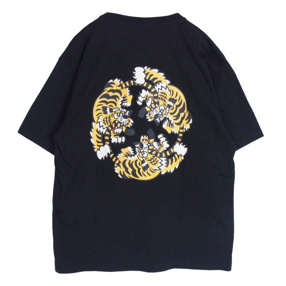 KENZO ケンゾー FF58TS4814SG VERDY MARKET ロゴプリント 半袖 Tシャツ カットソー ブラック系 L【中古】