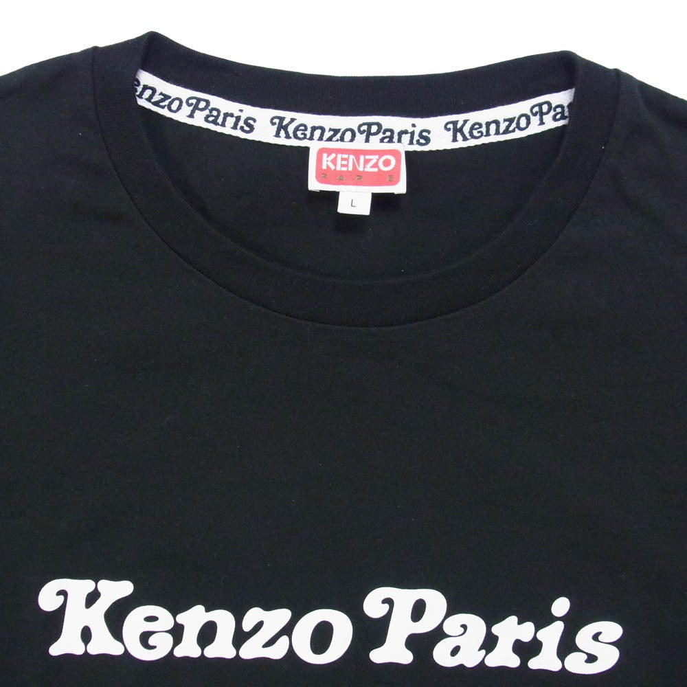KENZO ケンゾー FF58TS4814SG VERDY MARKET ロゴプリント 半袖 Tシャツ カットソー ブラック系 L【中古】