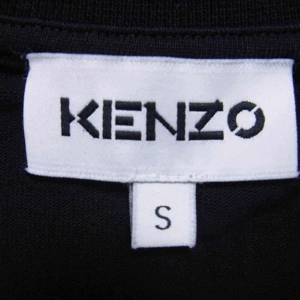 KENZO ケンゾー FB55TS0724SK × KANSAI YAMAMOTO 山本寛斎 ロゴプリント 半袖 Tシャツ カットソー ブラック系 S【中古】