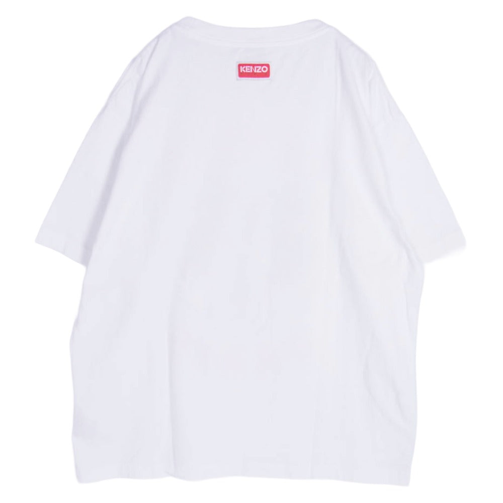 KENZO ケンゾー FE58TS0064SG LUCKY TIGER ラッキータイガー ロゴプリント 半袖 Tシャツ カットソー ホワイト系 L【中古】