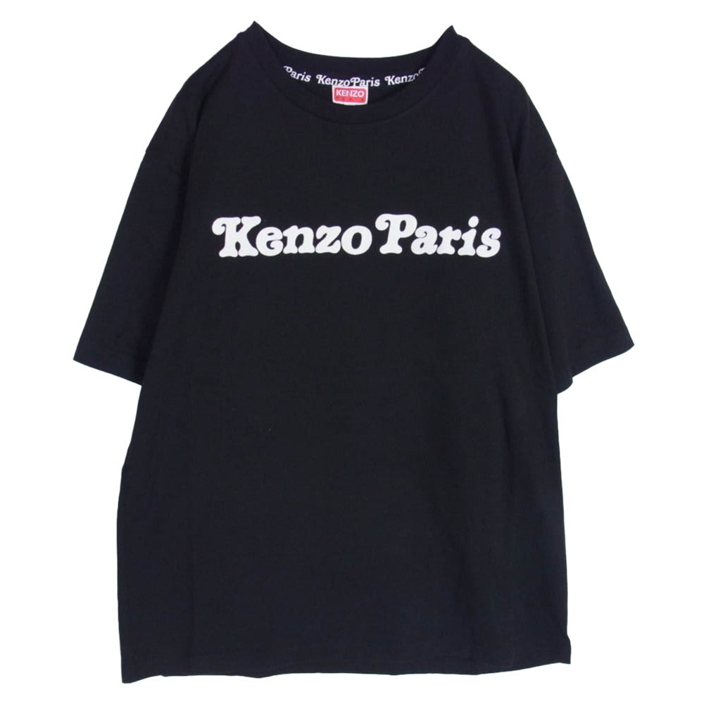 KENZO ケンゾー FF55TS4994SG VERDY MARKET ロゴフロッキープリント 半袖 Tシャツ カットソー ブラック系 L【中古】
