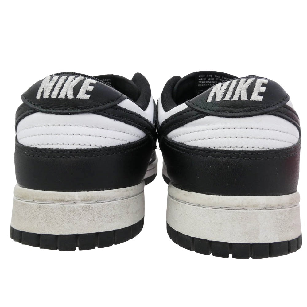NIKE ナイキ DD1391-100 Dunk Low Retro Panda ダンク ロー レトロ パンダ ローカット スニーカー 白黒 27.5cm【中古】