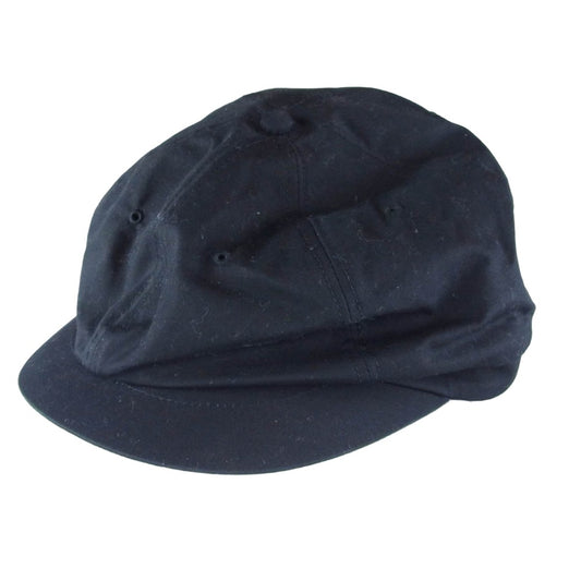 THE H.W.DOG&CO. ザエイチダブリュウドッグアンドコー キャスケット ハンチング キャップ 帽子 ブラック系 38【中古】