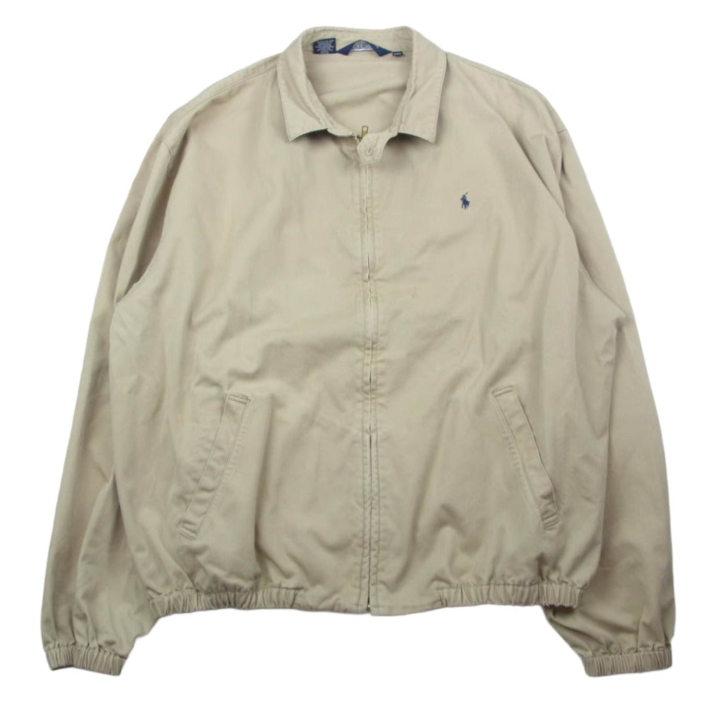 POLO RALPH LAUREN ポロ・ラルフローレン スウィング トップ ブルゾン ジャケット ベージュ系 XXL【中古】