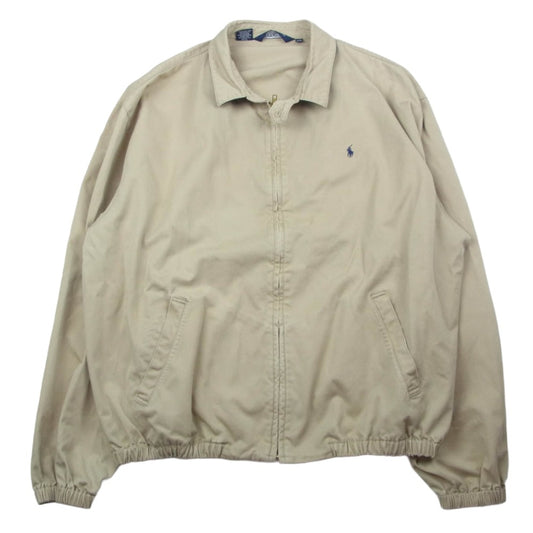 POLO RALPH LAUREN ポロ・ラルフローレン スウィング トップ ブルゾン ジャケット ベージュ系 XXL【中古】