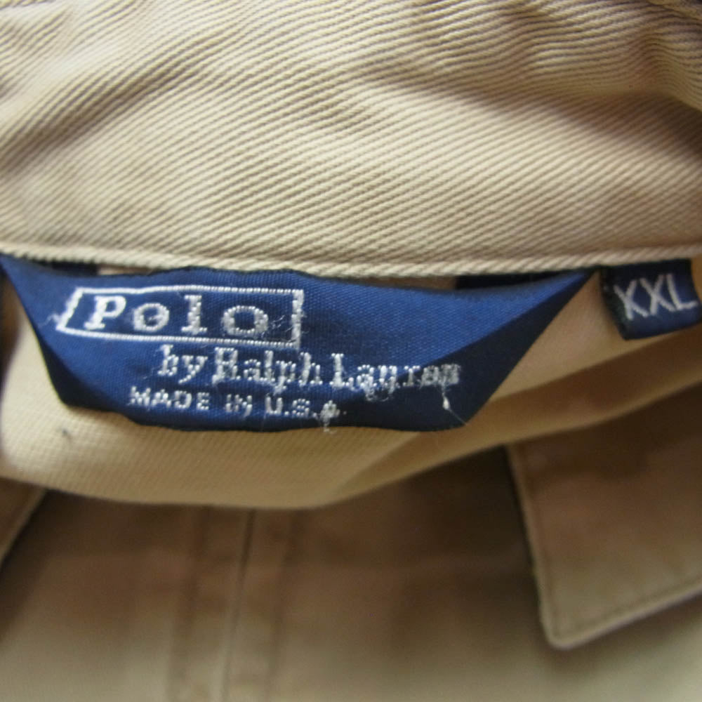 POLO RALPH LAUREN ポロ・ラルフローレン スウィング トップ ブルゾン ジャケット ベージュ系 XXL【中古】