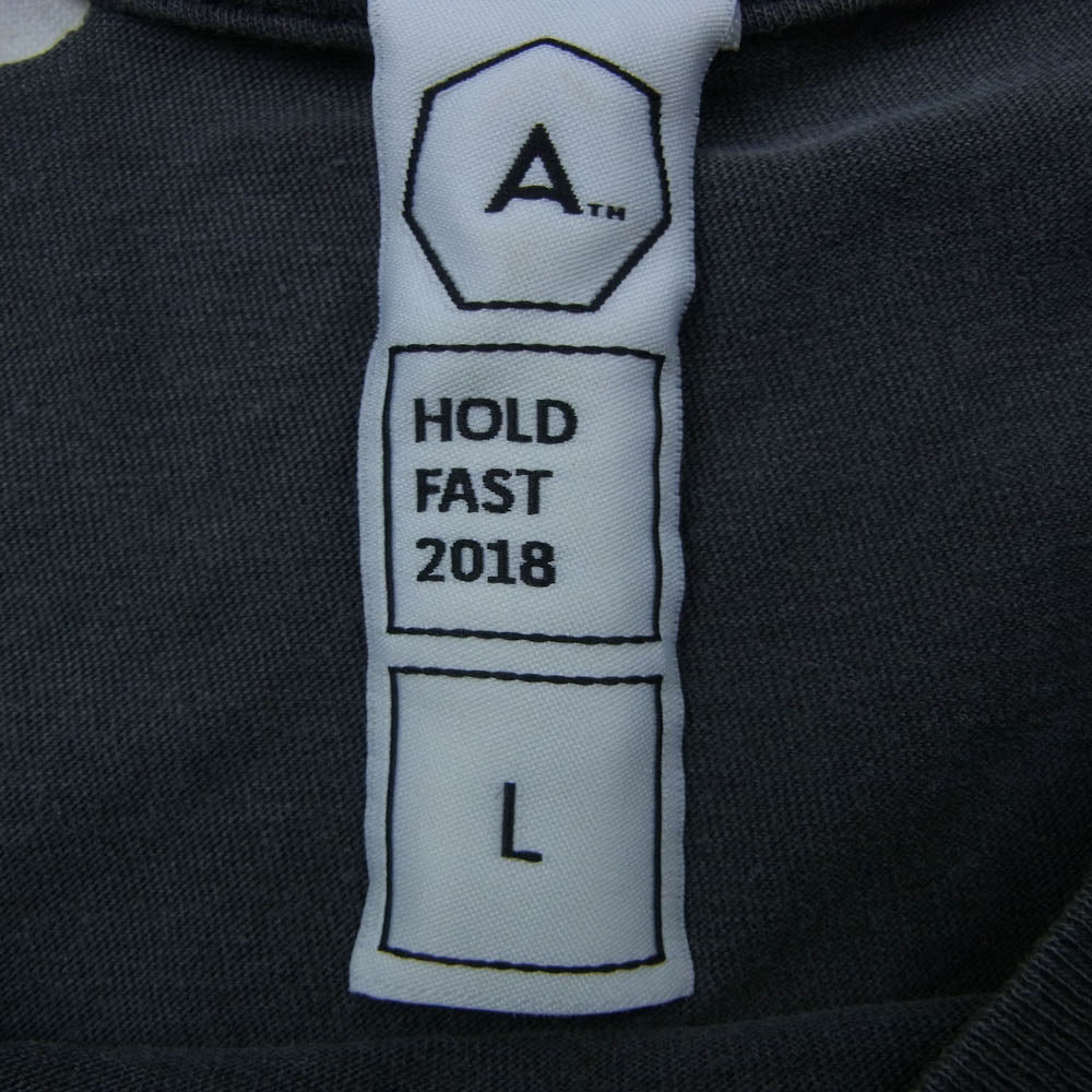 アルケミスト 18ss KOOL SKULL スカル プリント カットオフ 半袖 Tシャツ グレー系 L【中古】
