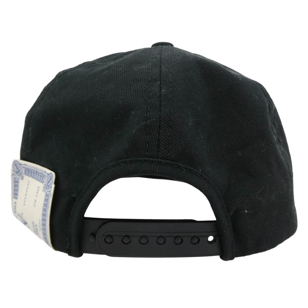 THE H.W.DOG&CO. ザエイチダブリュウドッグアンドコー ロゴ プリント アジャスター付き トラッカー キャップ 帽子 ブラック系 ONE【中古】
