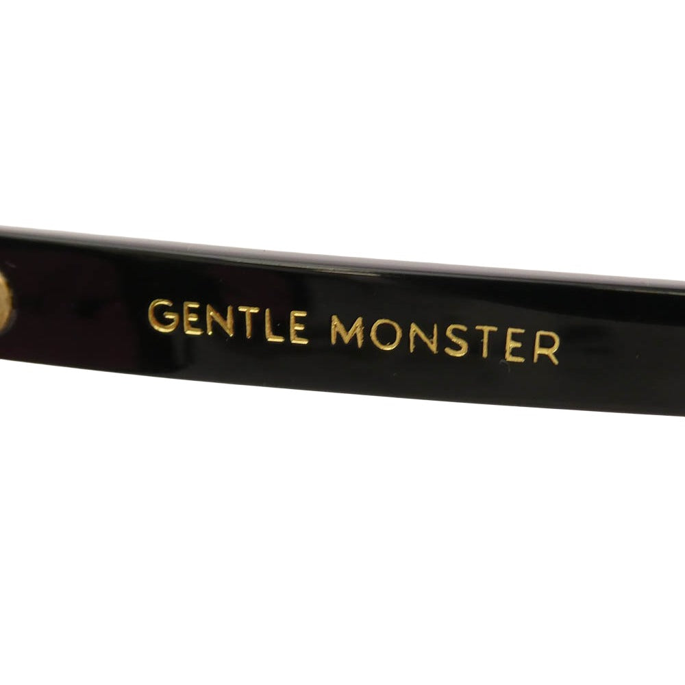 Gentle Monster ジェントルモンスター south side サウスサイド ブラックアセテートフレーム サングラス アイウェア ブラック系 レッド系 48□22-152【中古】